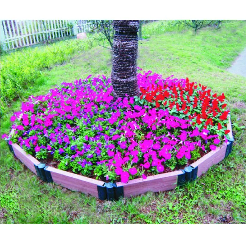 Wholesale WPC Planters Wood Grain Garden Waterproof Composite Flower Pots